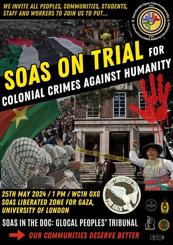 SOAS On the DOC: Launch of the Decolonial Open Communiversity